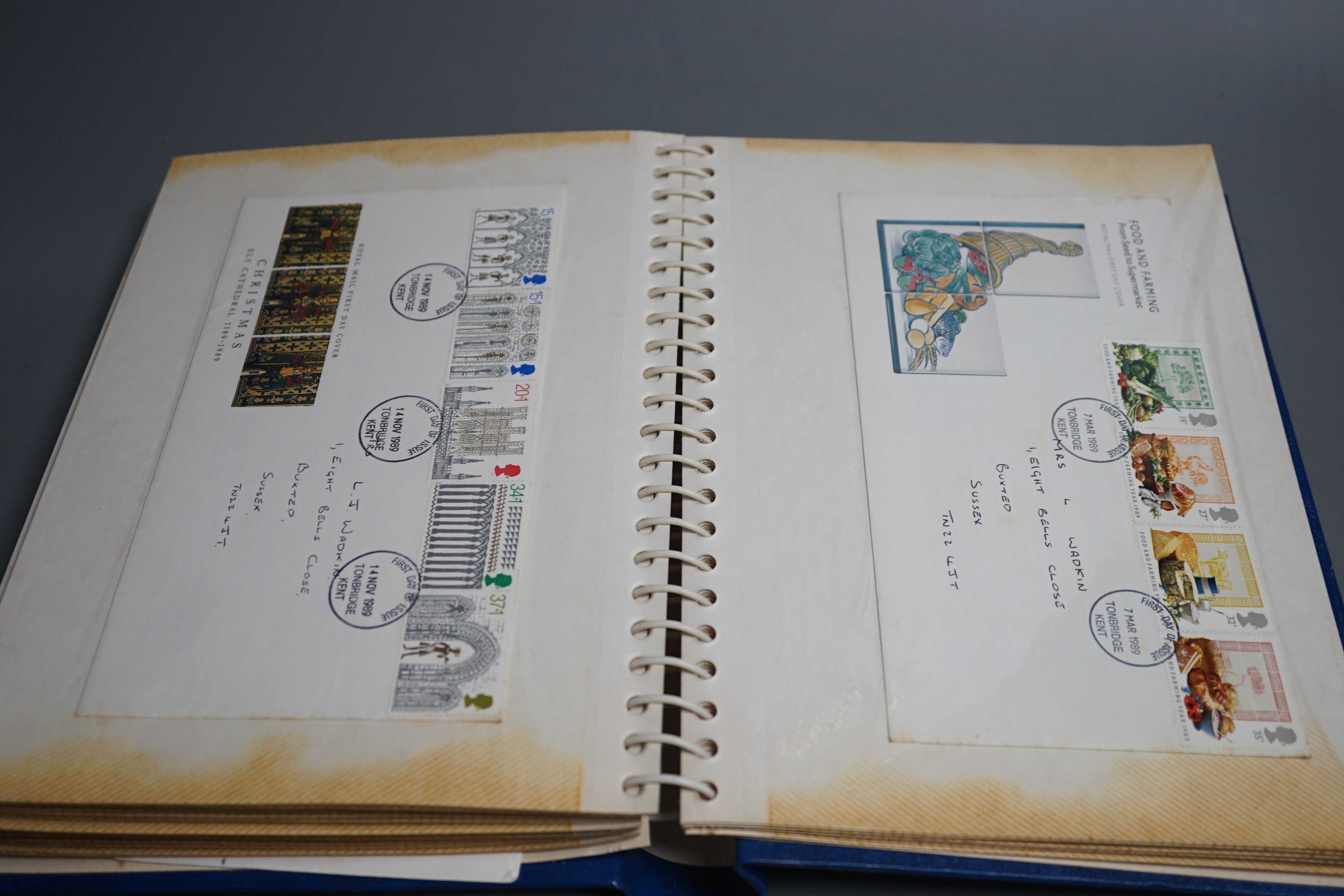 Three albums of Post Office First Day Covers and others loose